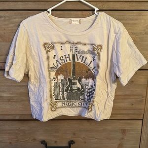 Nashville cropped tee